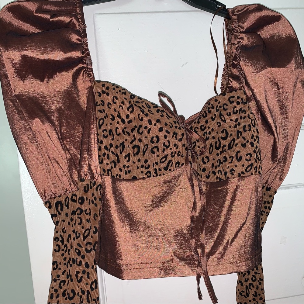 Leopard Print Blouse - Picture 3 of 6